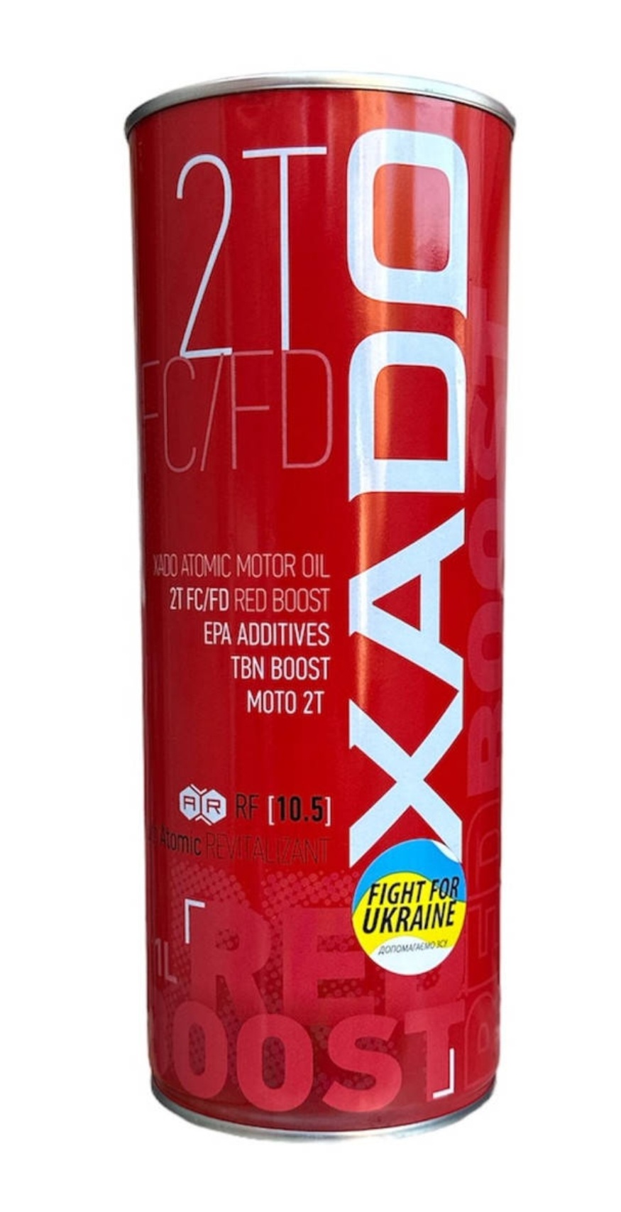 Моторна олива XADO Atomic Oil 2T FC/FD Red Boost 1 л для двотакних двигунів на головному фото