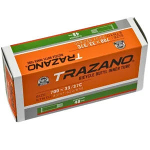 Велокамера Trazano 700х33/37С з ніпелем Shrader 48 мм