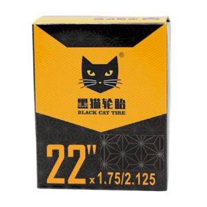 Камера 22-1.75-2.125 Black Cat AV 48мм для електровелосипеда E-Bike