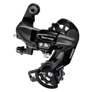 Задній перемикач Shimano RD-TY300-D на білому фоні